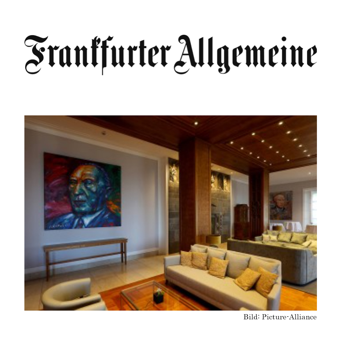 MAPAWLO Gemälde im Bundesgästehaus